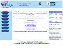 Tablet Screenshot of albrightideas.com